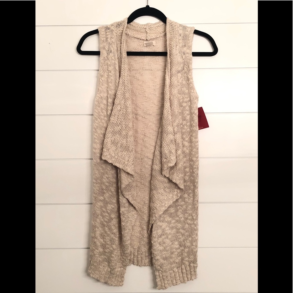 NWT Long Sweater Vest